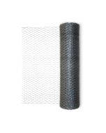 Malla de triple torsión galvanizada 1 x 10 m - hueco 13 x 13 mm Blooma