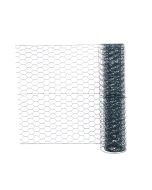 Malla de triple torsión plastificada 1 x 50 m - hueco 31 x 31 mm Blooma