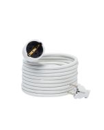 Prolongador de cable h05vv-f blanco 3 x 1,5 mm² 5 m