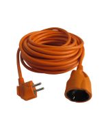 Prolongador de cable h05vv-f naranja 3 x 1,5 mm² 15 m