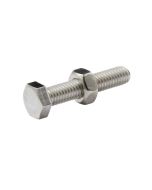 Perno y tuerca hexagonal 6x30 mm 10 uds
