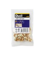 Clavo tapicero latón 12 mm diall 50 uds