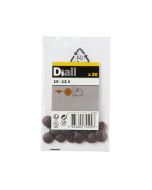 Tapa de tornillos marrón diall 20 uds