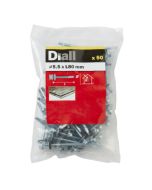 50 Tornillos para techos de acero 5,5x80 mm