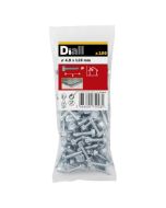 100 Tornillos autoperforantes cabeza hexagonal 4,8x19 mm Diall