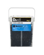 Tornillo para yeso acero negro 3,5x55 mm 2 kg Diall