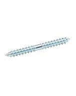 Pack 5 espigas roscadas de acero galvanizado diall 50 x ø 5 mm