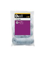 Arandela ancha m14 diall 50 uds