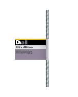 Varilla roscada de acero 1 m x ø 12 mm