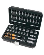 Juego llaves de carraca y vasos 45 piezas magnusson