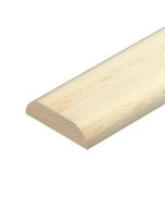 Moldura de madera de pino natural 240 x 3,4 x 0,8 cm