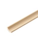 Moldura de pino scotia 240 x 2,3 x 2,3 cm