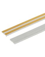 Burlete caucho perfil e 3,8 mm x 6 m diall blanco