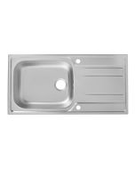 Fregadero inoxidable Lyell 1 seno + escurridor 100x50cm