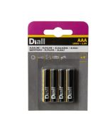 Pack 4 pilas alcalinas aaa diall