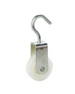 Polea nylon con gancho ø 40 mm diall