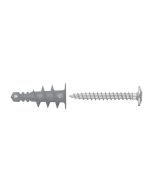 Pack 6 tacos autoperforantes con tornillo 37 mm Diall