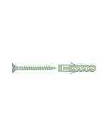 Pack 25 tacos macizo con tornillo diall 5 x 25 mm