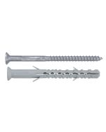 Pack 6 tacos largo con tornillo torx diall 10 x 120 mm