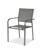 Silla de jardín 55x87x56cm de acero Dallas