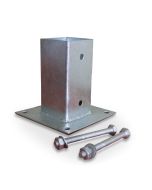 Soporte metálico para atornillar 9 x 9 cm Blooma