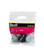 Deslizador mueble patín con clavo ø 30 mm diall 4 uds