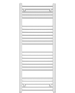 Radiador toallero  blanco 122x45cm /  519w(dt=50k) / baño hasta 8 m2