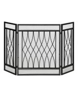 Salvachispas plegable 126x3x80 cm metal Homcom, hogar - climatización
