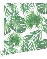 Estahome papel pintado hojas tropicales verde 53 cm x 10.05 m