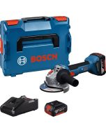 Amoladoras angulares 125 mm - gws 18v-8 - Bosch - con 2 baterías 18v 4.0ah