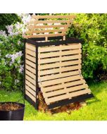 Compostador de madera 360 l - 80 x 50 x 90 cm