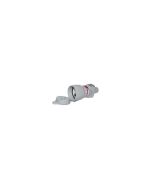 Enchufe plexo hembra - 2 fases + tierra - ip44 - gris