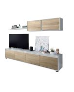 Mueble salón alida con almacenamiento y soporte tv moderno