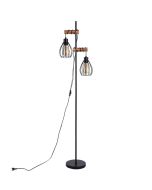 Nettlife lámpara de mesa E27 negro 152x23
