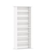 Estantería para cd 58x24x126.3 cm color blanco Homcom