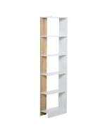 Estantería de almacenamiento 45x21x170 cm tablero de partículas bicolor