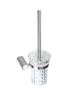 Rea cepillo de baño brushed nickel 322229, 12x14,5x34 cm