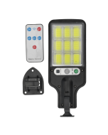 Farola solar 800lumenes 108cob con sensor con mando