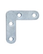 Escuadra plana puntas redondas 40 x 40 x 12 mm