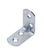 Escuadra con nervio puntas redondas 30 x 30 x 16 mm