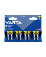 Pack 8 pilas alcalinas aa varta