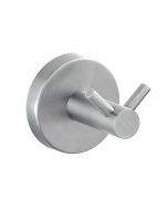 Percha doble de acero inoxidable Bosio
