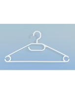 Pack perchas plástico blanco 10 uds