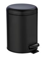 Papelera con pedal de 5L Leman negra