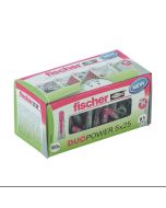 Tacos Duopower 5 x 25 mm Fischer caja 100 uds