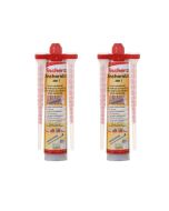 Taco químico poliéster 300 ml fischer pack 2 uds