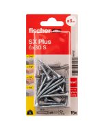 Taco SX Plus con tornillo 6x30mm 15uds