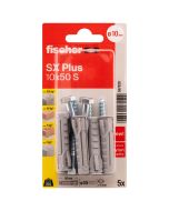 Taco SX Plus con tornillo 10x50mm 5uds