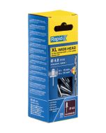 Remaches ø4.8x30mm XL aluminio con broca 25 uds