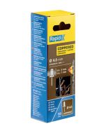 Remaches ø4x10mm cobre con broca 50 uds